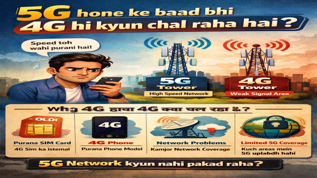 5G Hone ke baad bhi 4G hi kyu chal raha hai